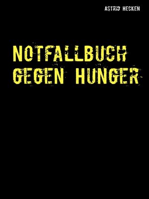 cover image of Notfallbuch gegen Hunger